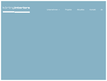 Tablet Screenshot of koerling-interiors.de